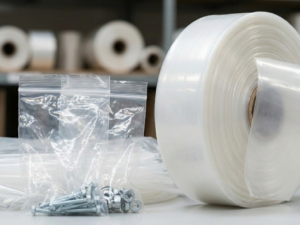 Gaine et sachet en plastique