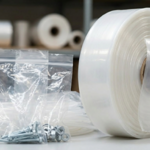 Gaine et sachet en plastique