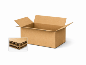 Carton triple ondulation