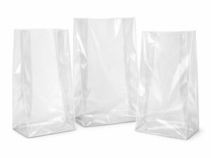 Sacs plastique à soufflets