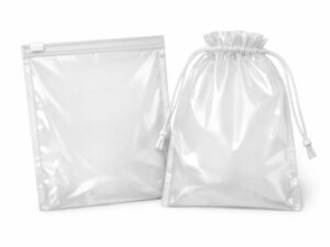 Sachets plastique à curseur ou cordelettes