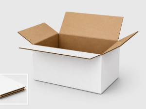 Carton kraft blanc